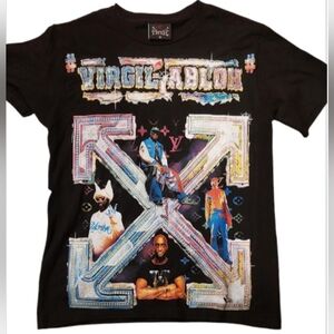 Rap T Shirt DBRUZE Darian Bruzon Virgil Abloh Tribute OFF WHITE Louis Vuitton